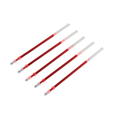 Imagem de Acouto Recargas de Caneta Gel de 0,5 Mm de - Suavização de Escrita, Tinta Manchada, Substituições de Esferográfica Azul para Material de Escritório ou Escolar (5 recargas de agulha)