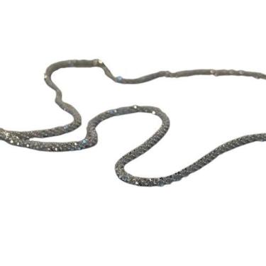 Imagem de Colar Brilhante Prata 925 Com Caixa Presente Dos Namorados