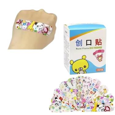 Imagem de Curativos Adesivos Infantis com Desenhos Animados, Impermeáveis e Respiráveis, 120 Peças, Bandagens Fofas Kawaii