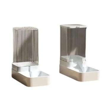 Imagem de Comedouro Automático Para Gatos Com Dispensador De Água E Armazenament