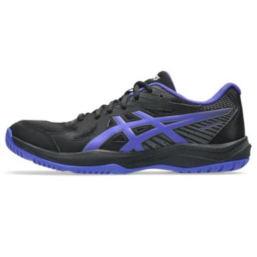 Imagem de ASICS Tênis de vôlei masculino Upcourt 6, Preto/Cobalt Burst, 45
