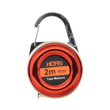 Imagem de Mini Fita Métrica De Chaveiro 2m, Régua De Aço Multifuncional, Pequena