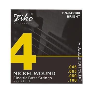 Imagem de Conjunto De Cordas Para Baixo Elétrico, 4/5/6 Cordas, Liga Hexagonal D