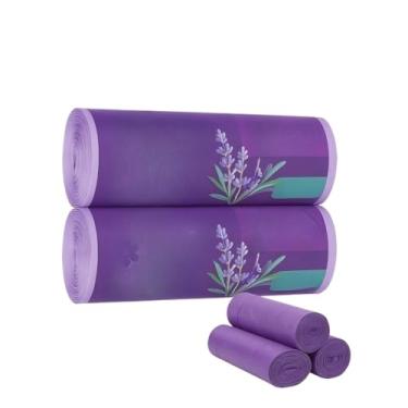 Imagem de Saco De Lixo Lavanda Neutraliza Odores Perfumado Resistente Cozinha AntiInseto(1 UNIDADE 30L (30 SACOS))
