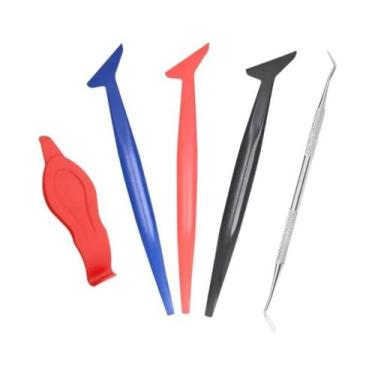 Imagem de Kit De Ferramentas Flexíveis Para Aplicação De Vinil Automotivo 5 Peça