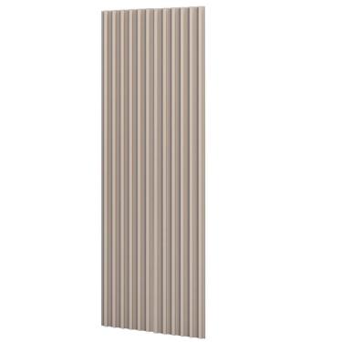 Imagem de Painel Ripado De Madeira Para Sala Quarto 89x250cm Bairon D03 Fendi - Lyam Decor