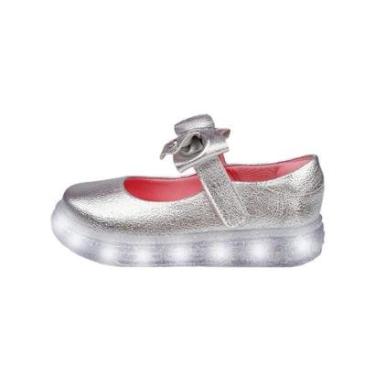 Imagem de Sapato Infantil Pampili Mary Jane Metalizado Feminino-Feminino