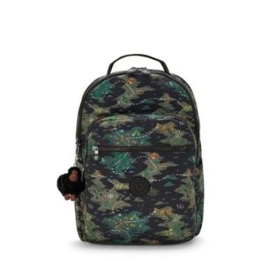 Imagem de Mochila Kipling Seoul Lap Camo Treasure-Feminino