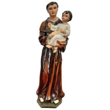 Imagem de Imagem de Santo Antônio em Resina 19 cm Imagem Católica Estatueta Deco