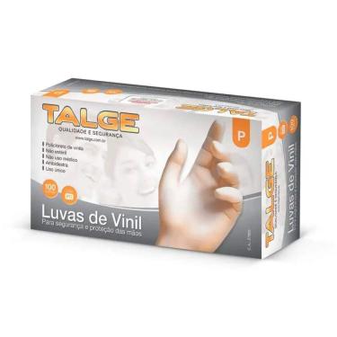 Imagem de Luva De Vinil Com Pó Tamanho P 100 Unidades Talge