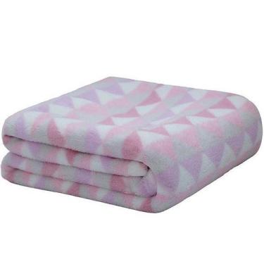Imagem de Cobertor / Manta Bebê Infantil Menina Microfibra Camesa Trio