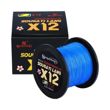 Imagem de Linha De Pesca Trançada PE De 12 Fios, Resistente À Abrasão, Para Água