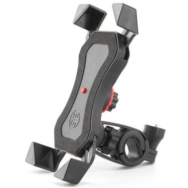 Imagem de Suporte de Celular Ajustável Universal Gps Guidão Moto Bráz