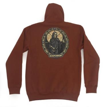 Imagem de Moletom Independent Canguru ITC Stained - Marrom-Masculino