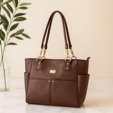 Imagem de Bolsa Sacola Direto de Fábrica TopGrife Atacado Shopper Couro-Feminino