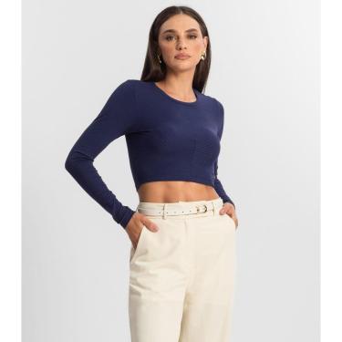 Imagem de Blusa Feminina Manga Longa Endless Azul-Feminino