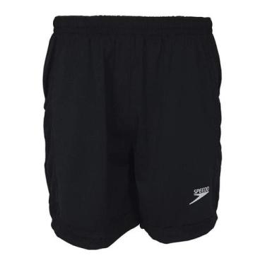 Imagem de Short Speedo Recorte Texturizado Masculino, Preto, P, Masculino