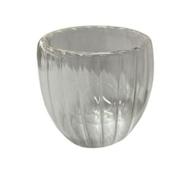 Imagem de Conjunto 2 Copos Vidro Borossilicato Dupla Camada 90Ml Compacto Prátic