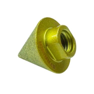 Imagem de Chanfrador Diamantado Rosca M14 Para Porcelanato Mármore e Pedras Broca Para Escarear Rebaixar Furos Esmerilhadeira 50mm