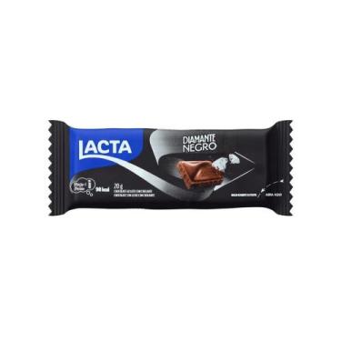 Imagem de Chocolate ao Leite Diamante Negro Lacta 20g