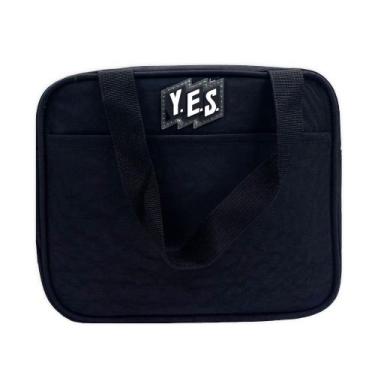 Imagem de Lancheira Bolsa Térmica com Alça Yes Escolar Infantil, Preto