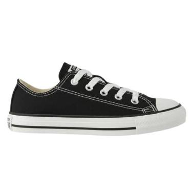 Imagem de Tenis all star chuck taylor cano baixo ref ck0002 infantil, 32, Preto,