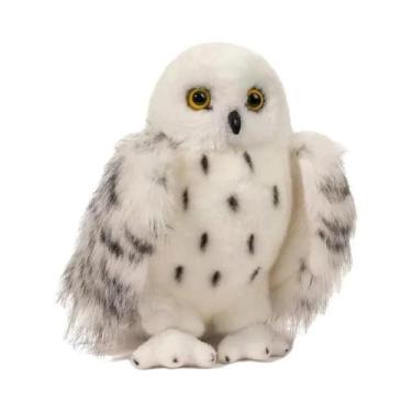 Imagem de Brinquedo De Pelúcia Coruja Branca Fofa De 20cm, Animal De Pelúcia Mac