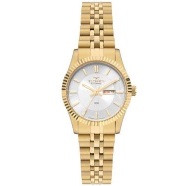 Imagem de Relógio Technos Automatico Feminino Riviera Dourado - 6T51AC/1K