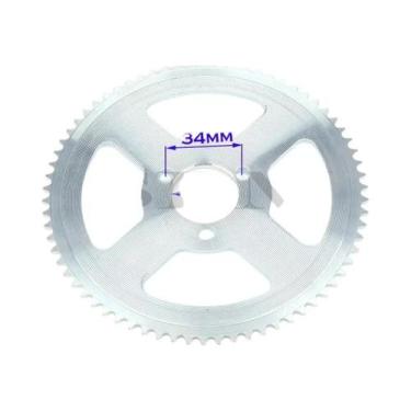 Imagem de Coroa Traseira Para Micro Moto 47t-92t 25H 26/29/54MM Adequada Para Tr