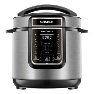 Imagem de Panela Elétrica Pe-60-6l Digital Pressão 6l Mondial Cor Preto Frequênc