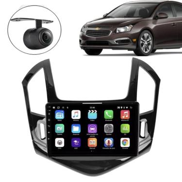 Imagem de Central Multimídia Automotiva 2 Din Multimídia Android 9 Pol E-tech Premium 9 IPS Full Touch Screen Wi-Fi Bluetooth
