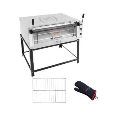 Imagem de Forno Elétrico Industrial Refratária Roma Inox Feri110 220v + 1 Grade 