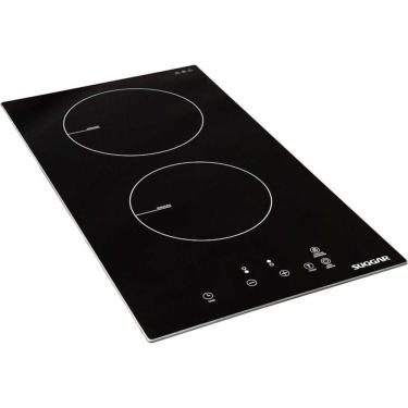 Imagem de Cooktop de Indução Suggar FG0222VC 2 Bocas Vitrocerâmico com Timer e Função Turbo Preto...