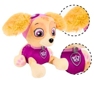 Imagem de Boneco Pelucia Patrulha Canina Coleção Turma Escolha O Seu - GSJ, Skye