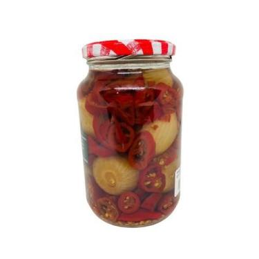 Imagem de Vidro de Cebola em Conserva c/ Pimenta 200g - Os Primos