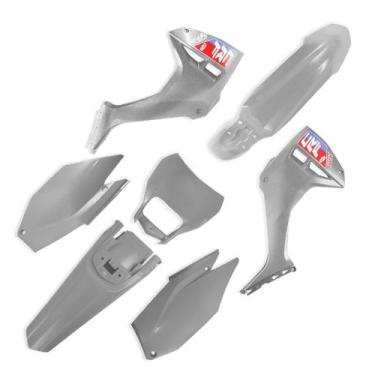 Imagem de Kit Plastico Amx C/ Carenagem Farol Crf 300f 2025 Em Diante, Cinza
