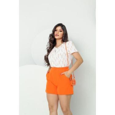 Imagem de Blusa Plus Size - Vles Chic, Laranja, G