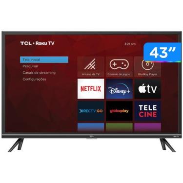 Imagem de Smart TV 43 Full HD LED TCL Roku TV 43RS520 Wi-Fi Alexa Google e Siri 