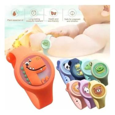 Imagem de Pulseiras Relógio Repelente Infantil Anti Mosquito - Premium
