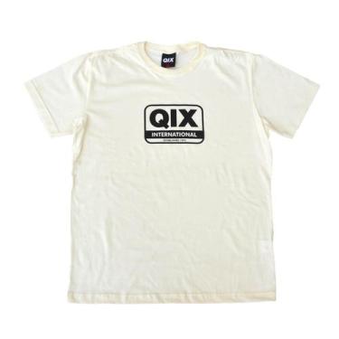 Imagem de Camiseta qix simple tshirt masculino e feminino, M, Off, White