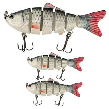 Imagem de Kit 3 Isca Artificial 10cm 18g p/ Pesca de Peixinho Realista - Carmona