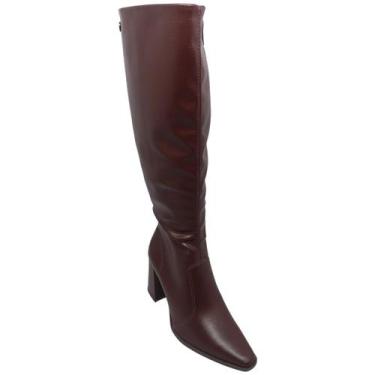 Imagem de Bota Dakota Salto Bloco 7,5cm Feminina Casual com Zíper Lateral, Gabri