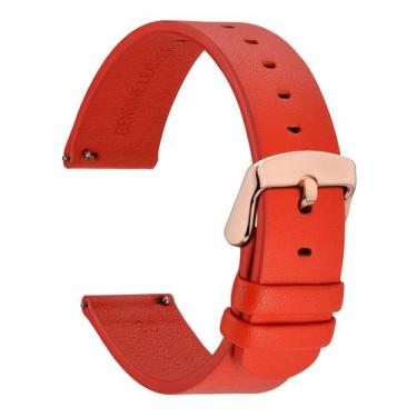 Imagem de Pulseira de relógio WOCCI Flexible Leather 22mm para relógio inteligen