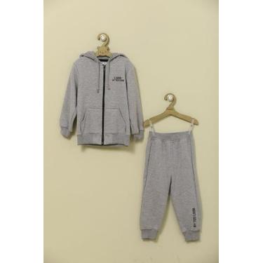 Imagem de Conjunto Luxo Moletom Infantil Menino Inverno LessaKids 9225, Cinza, 3