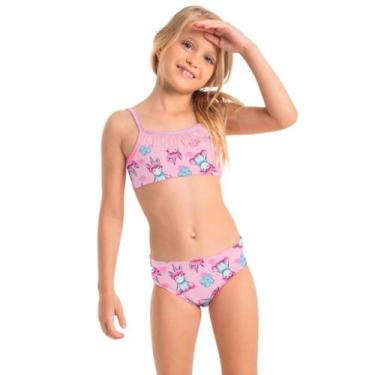 Imagem de Biquini Infantil Menina Moda Praia Unicórnio Alcinha - anjo da mamãe, 