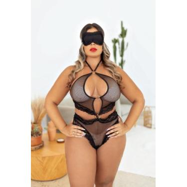 Imagem de Body em arrastão sensual - Garota veneno, Preto, P