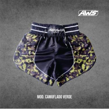 Imagem de Shorts MMA_MOD. CAMUFLADO VERDE - Aerowell Sports, X2