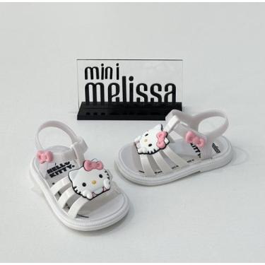 Imagem de Melissa 17/28 Infantil Hello Kitty Mini Sandália Menina Confortável, 2
