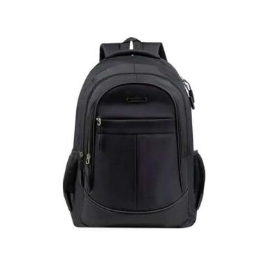 Imagem de Mochila para Notebook Baggagio Pack 193L em Poliéster Grande Preto com Compartimento Acolchoado