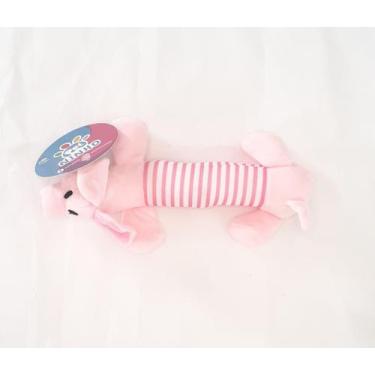 Imagem de Brinquedo Pelúcia Feliz Animais Apito Cães Gato Pet Sonoro - Pet Ninho